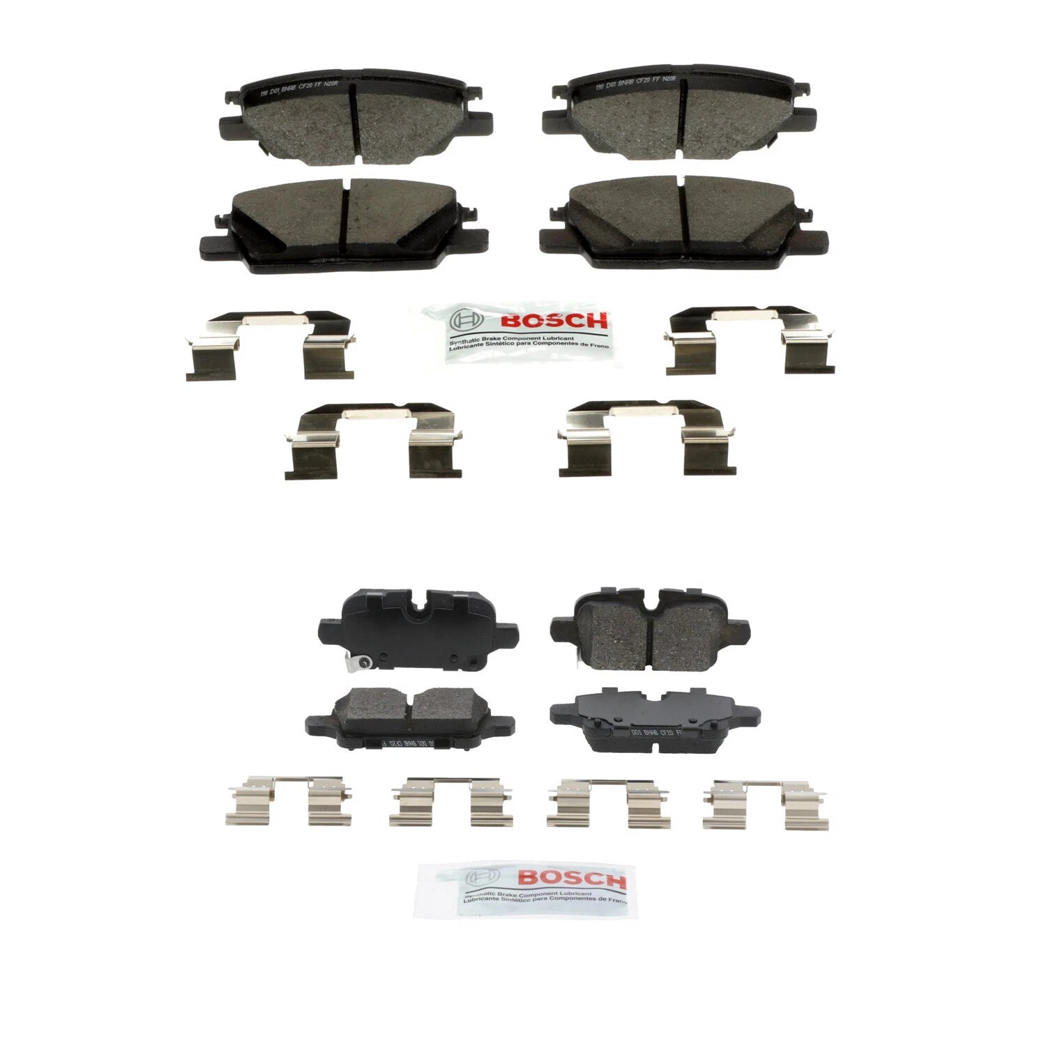 Bosch Blue Ceramic Disc Brake Pad Kit for Equinox Malibu (FWD)