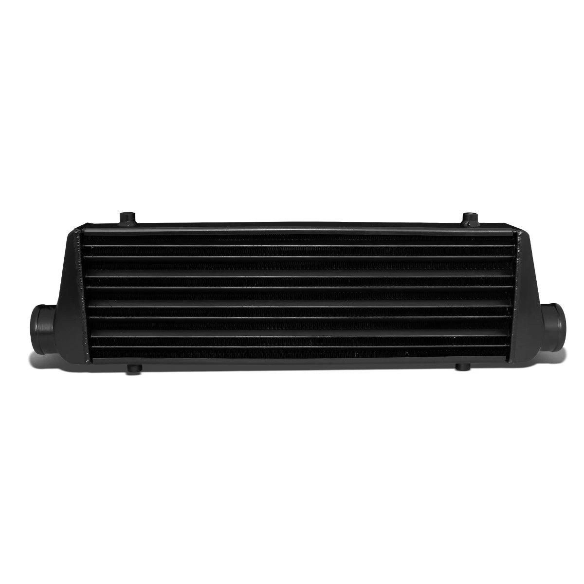 Universal Black Aluminum Tube & Fin Racing FMIC Turbo Intercooler (27.675x8.5x2.75)
