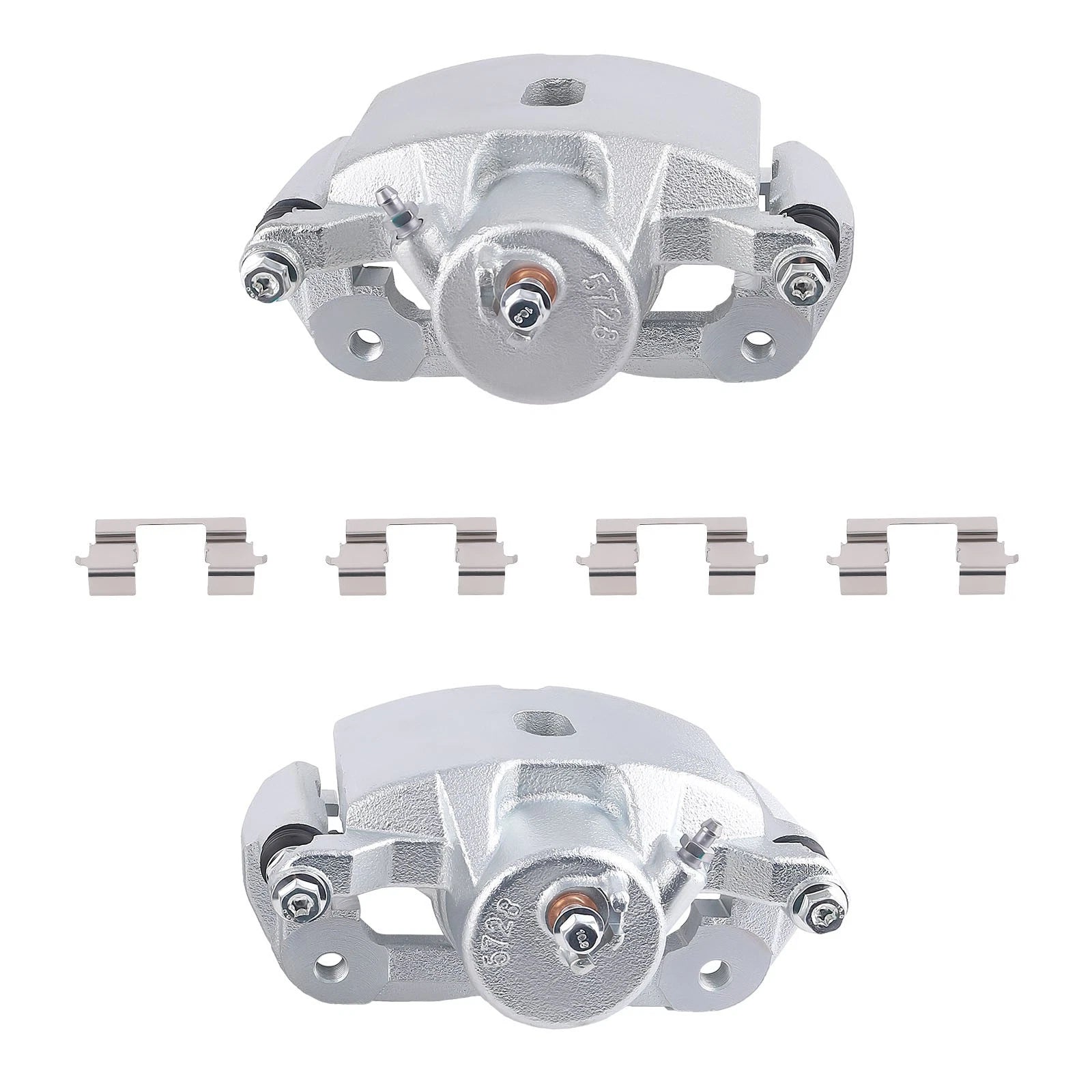 Pair Front Brake Calipers for Honda Civic EX-L EX (2013–2015) 19B2660 19B2661