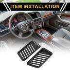 Set of 2 Carbon Fiber Air Vent Covers for Ford F-150 (2021–2024)