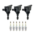 Set of 3 Ignition Coils & 6 NGK Platinum Spark Plugs for Sorento (2011–2015)