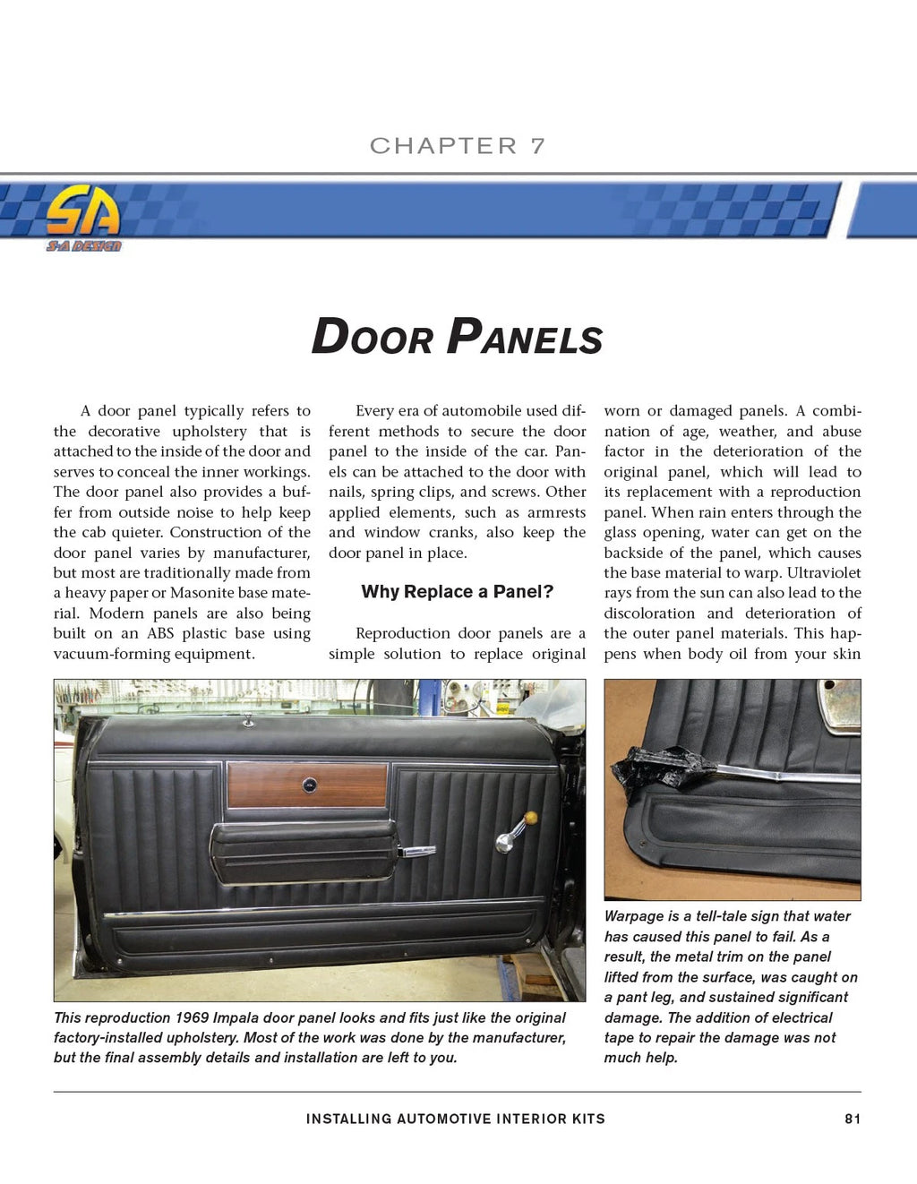 Automotive Interior Kits for Various Makes and Models