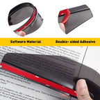 2X Rain Eyebrow Side Mirror Visor for Car