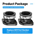 2X Rubber Intake Manifold Carburetor Boot for Polaris SWE LTR (1988)