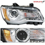Headlight Chrome Housing for Chrysler 300 (2011–2014) Passenger Side