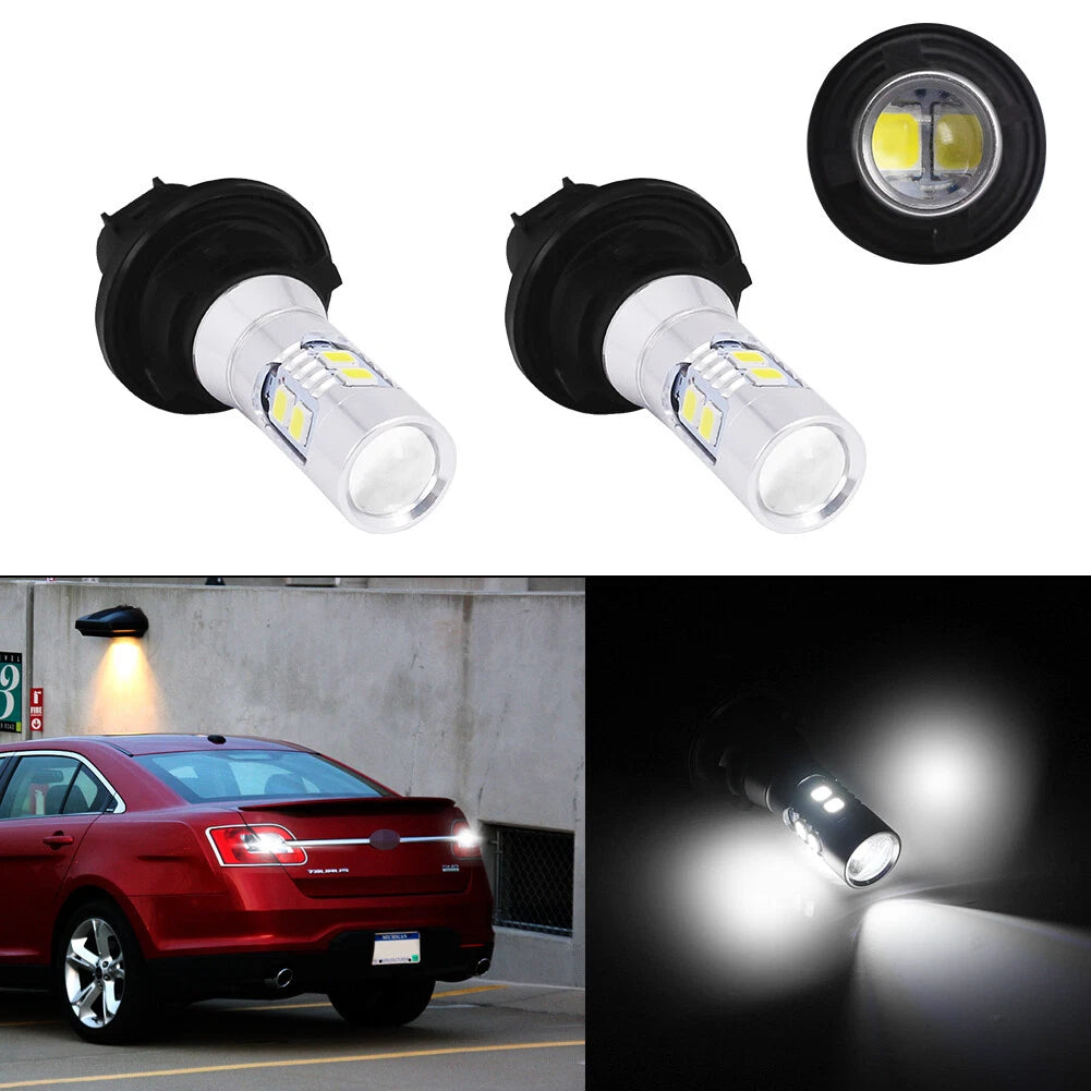 2X Bright White LED Backup Lights for GMC Acadia (2007–2012)