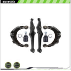 Set of 6 Front Control Arms with Ball Joints for Honda Accord (1998–2002)