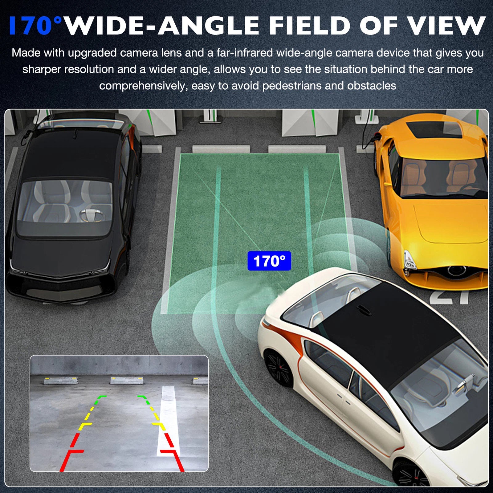 Rear View Backup Camera for Chevy Avalanche, Cadillac Escalade (2007-2008)