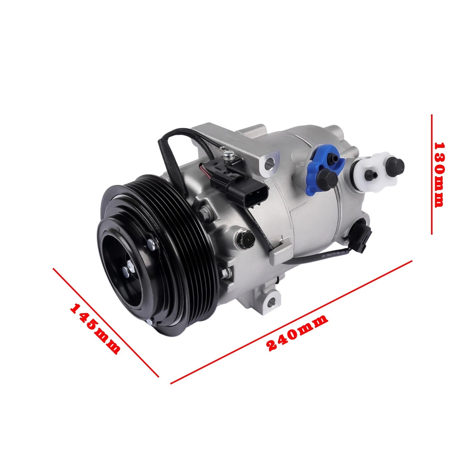 A/C Compressor with Clutch for Kia Forte (2019–2021), Forte5 (2020–2022)