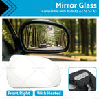 Heated Right Side Mirror Glass for Audi A3 (2011–2013)