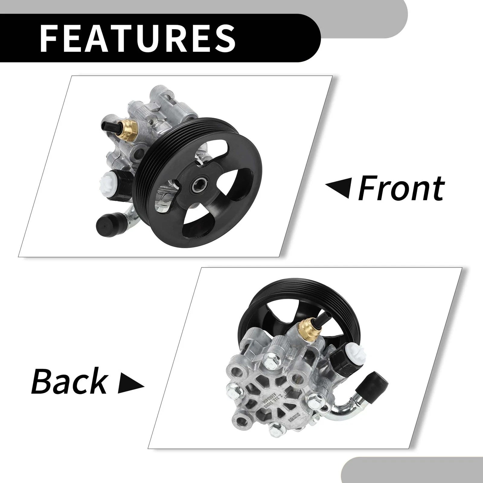 Power Steering Pump with Pulley 4431048070 for Toyota Tacoma 4.0L (2005–2015)