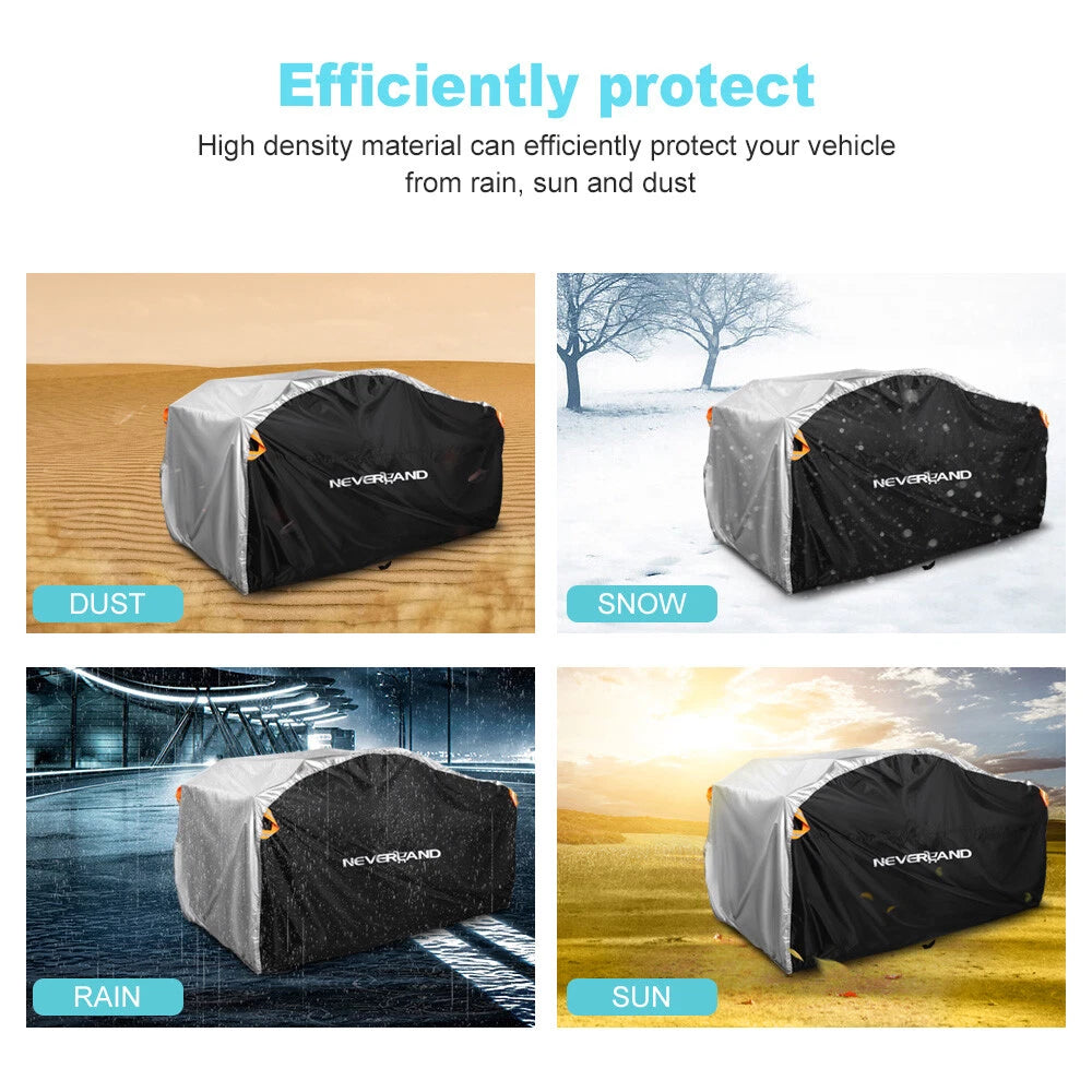 ATV Cover for XL Quad 4 Wheeler (All-Season, Windproof, UV Protect)