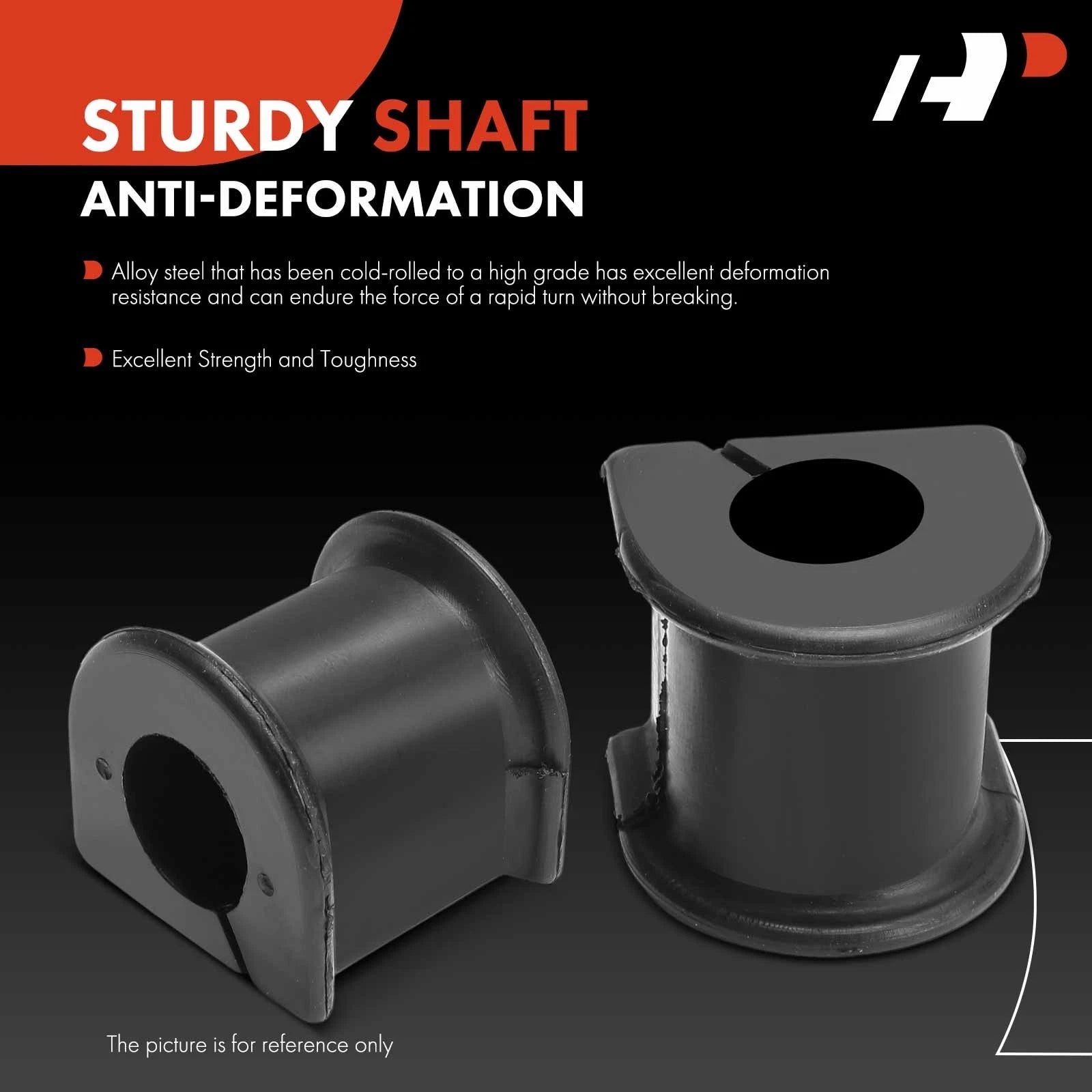 Rear Sway Bar Bushing for Toyota Corolla 1984-1987, 4Runner/Lexus (2-Pack)