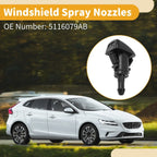 Windshield Washer Nozzle Gasket 2 x for Dodge Durango (2013-2022) Black