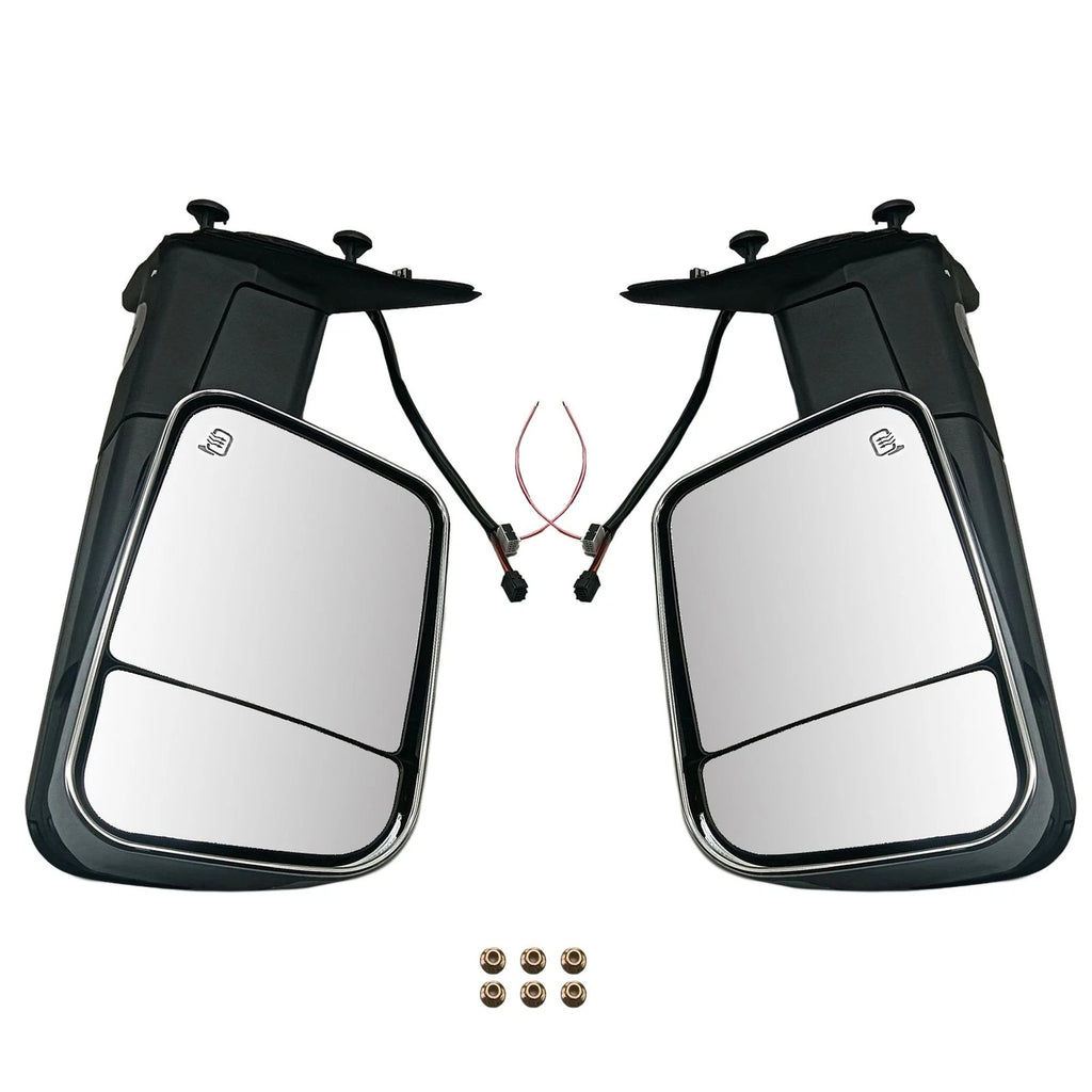 Pair Chrome Towing Mirrors for Ram 1500 3500 (2010–2023)