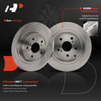 Rear Disc Brake Rotors for Toyota Prius V (2012–2017) L4 1.8L