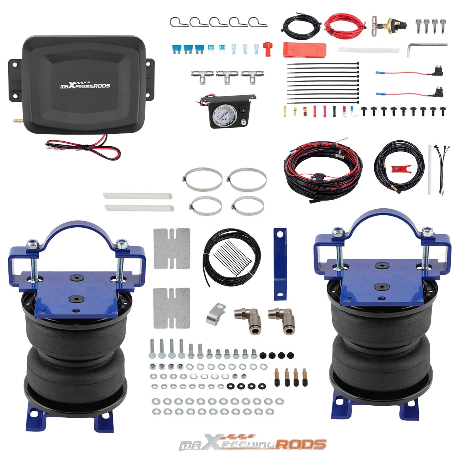 Air Suspension Kit & Compressor Sensor for Chevy Silverado 2500 HD (2001–2010)