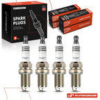 Set of 4 Iridium Platinum Spark Plugs for VW Jetta (1990–1992)