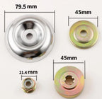 Set of 4 Gardening Tool Adapter Kit for Trimmer Blades