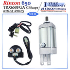 Starter with Relay & Key for Honda TRX650FGA FourTrax Rincon 650 (2004–2005)
