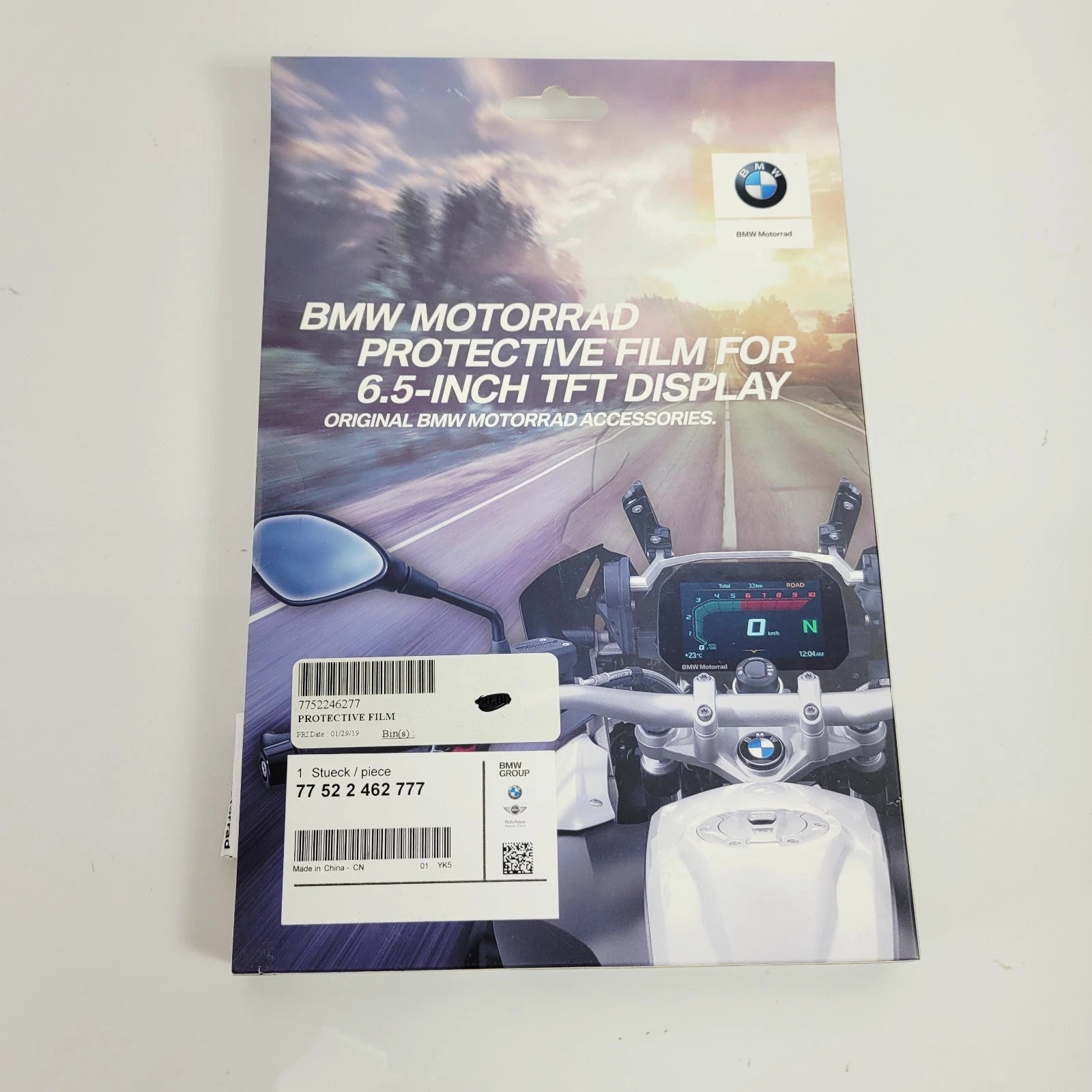 Screen Film Protector for BMW Motorrad Motorcycle 6.5" TFT Display (2013–2023)