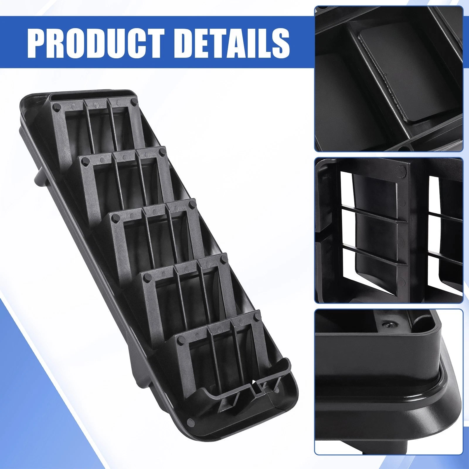 2X Back Panel Cab Air Vent Relief Grille for Chevrolet Silverado Sierra (1999–2022)