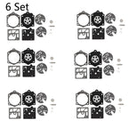 Set of 6 Carburetor Diaphragm Kit for Husqvarna 44 140S 240S 444 (Walbro K10-HDC)