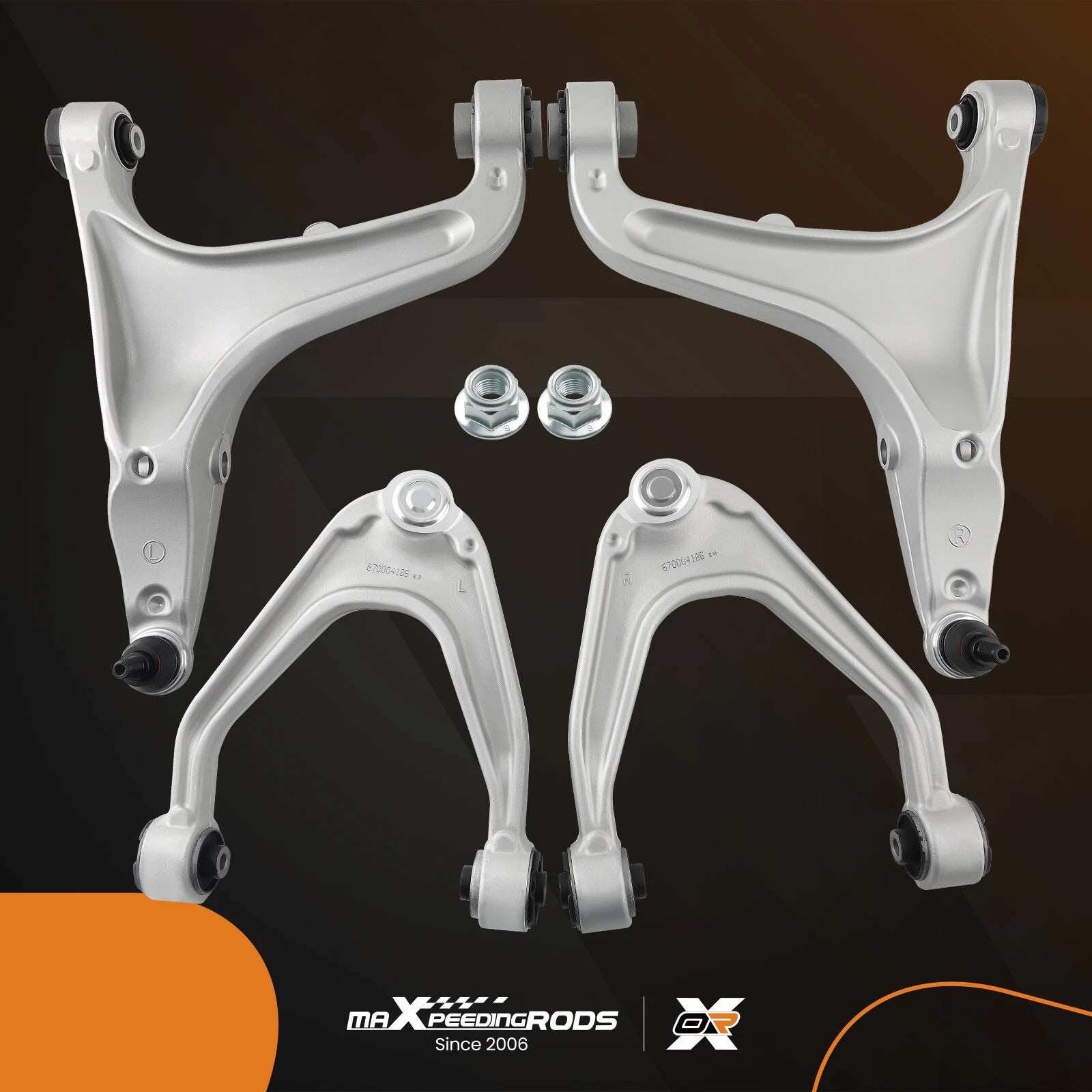 Set of 4 Control Arms for Maserati Ghibli Quattroporte (2014–2022)