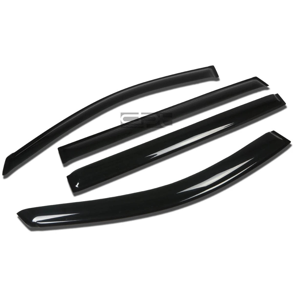 Set of 4 Window Visors for Toyota Sienna (2004–2011) Smoke Tint Rain Guard