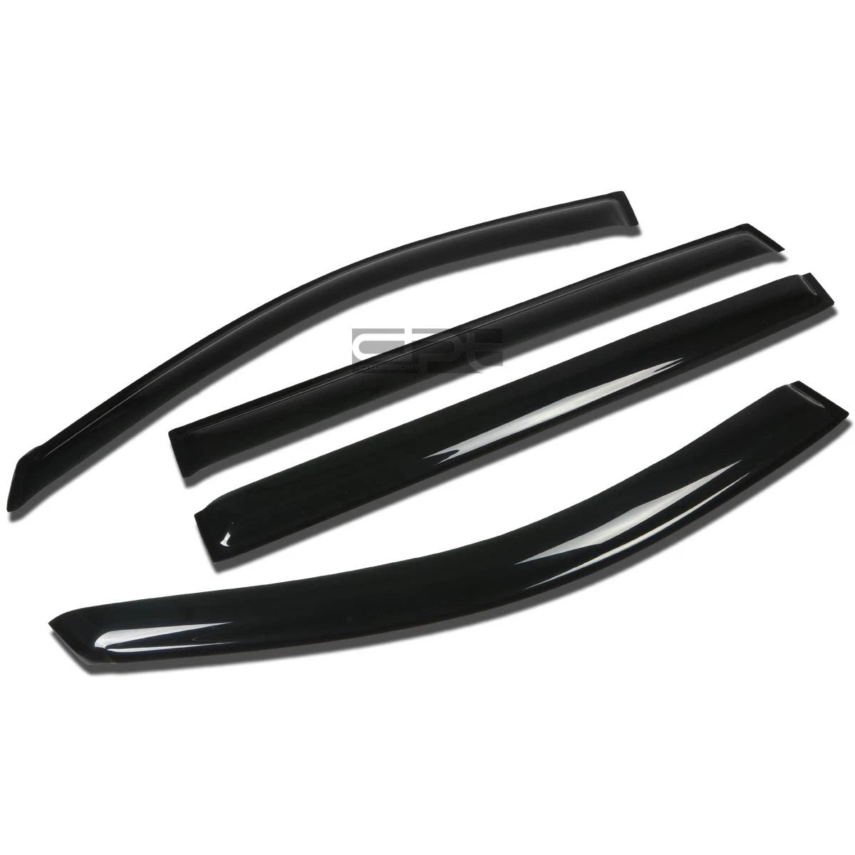 Set of 4 Window Visors for Toyota Sienna (2004–2011) Smoke Tint Rain Guard
