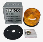 Weather Proof Amber Strobe Flasher for Speco SAF-12 (12V)