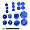 Set of 4 Aluminum Blue Frame Hole Plug Caps for BMW R1200GS ADV (2013–2018)