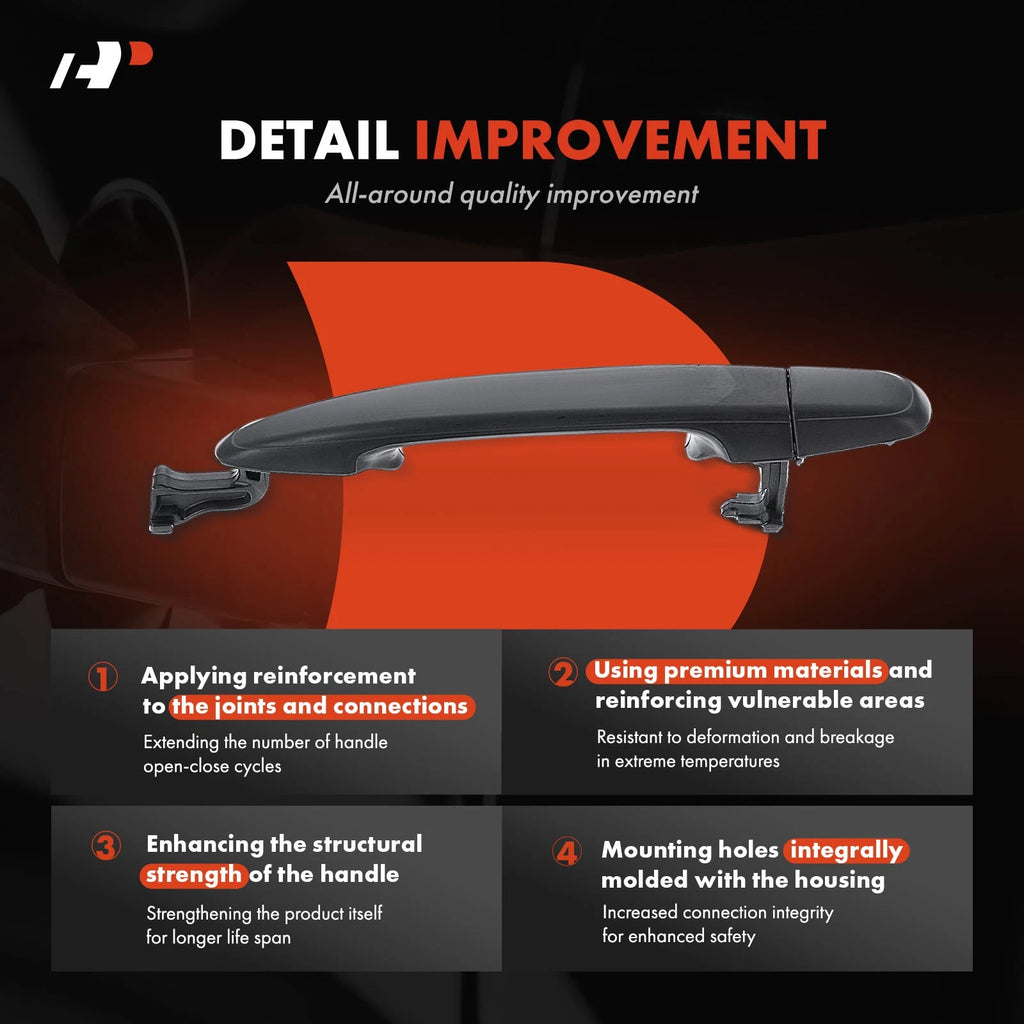 Rear Exterior Door Handle for Toyota Sienna (2004–2010)