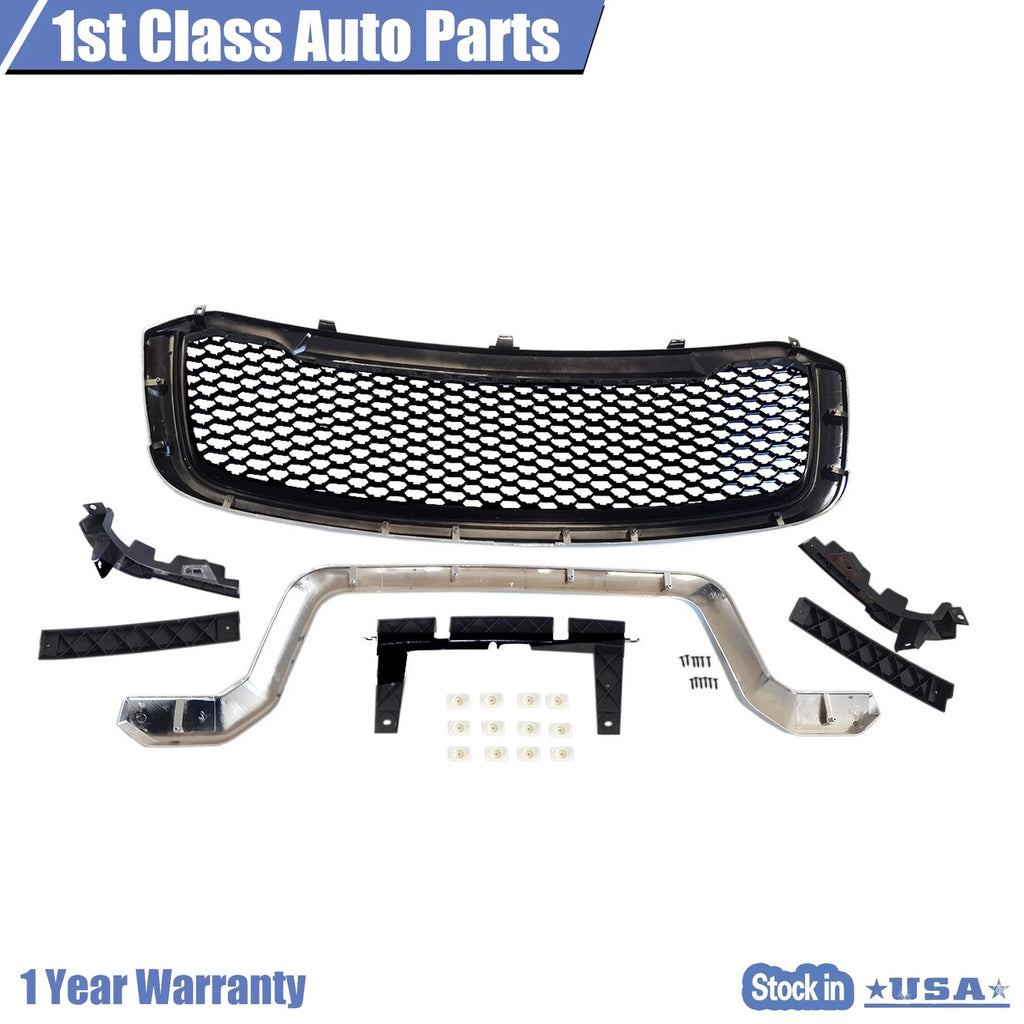 Rebel Mesh Chrome Black Grille for Ram 1500 (2013-2018)