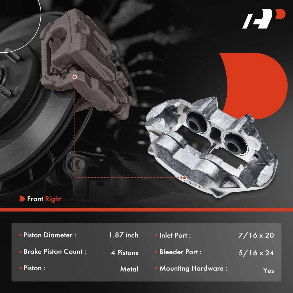 Front Passenger Disc Brake Caliper for Chevrolet Corvette (1965-1982)