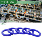 Set of 5 Oil Seal Rotary Shaft Seal 80x105x10mm High Pressure for Various Models