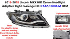 HID Xenon Headlight for Lincoln MKX (2016–2018) RH FA1Z13008M
