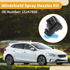 Windshield Washer Nozzle Kit for Chevrolet Malibu (2013-2023) with Fluid Hose