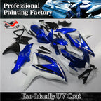 Fairing Kit for Suzuki GSXR600/750 (2008–2010) Blue White Injection Bodywork