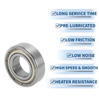 6003ZZ Deep Groove Ball Bearings for Various Models (17x35x10mm)