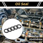 Set of 5 Oil Seal Rotary Shaft Seal NBR Rubber 45x60x8mm