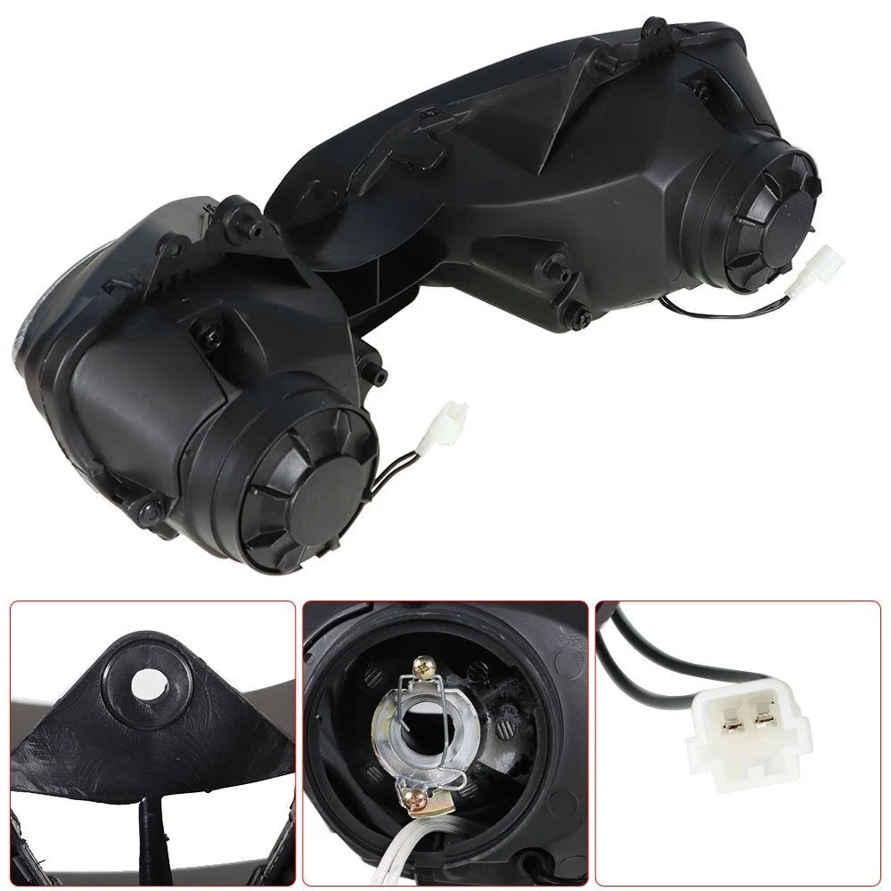 Front Headlight for Yamaha YZF R6/R6S (2003–2009) Black