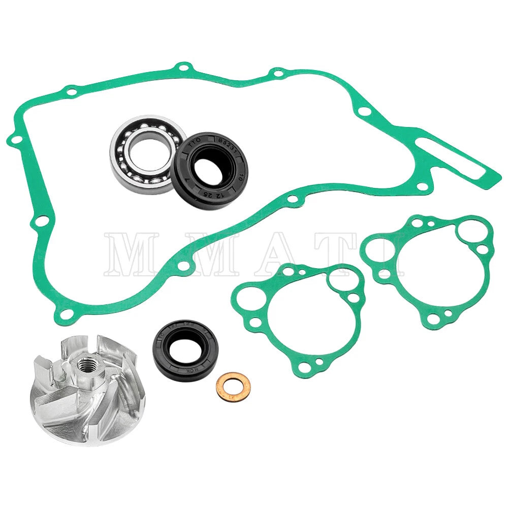Water Pump Rebuild Kit with Impeller, Gaskets, Seals for Honda CR125 CR125R (1990–2004)