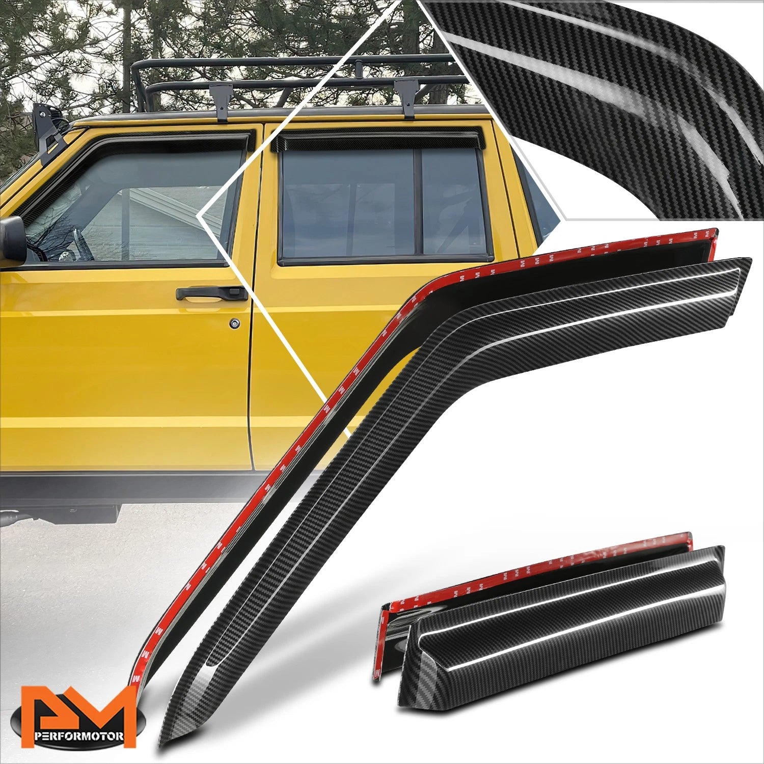 Set of 2 Side Step Pads for Chevy Silverado GMC Sierra Crew Cab (2001–2014)