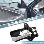 Interior Front Right Door Handle Cover Trim for Hyundai Elantra (2017–2020) 82620-2L010
