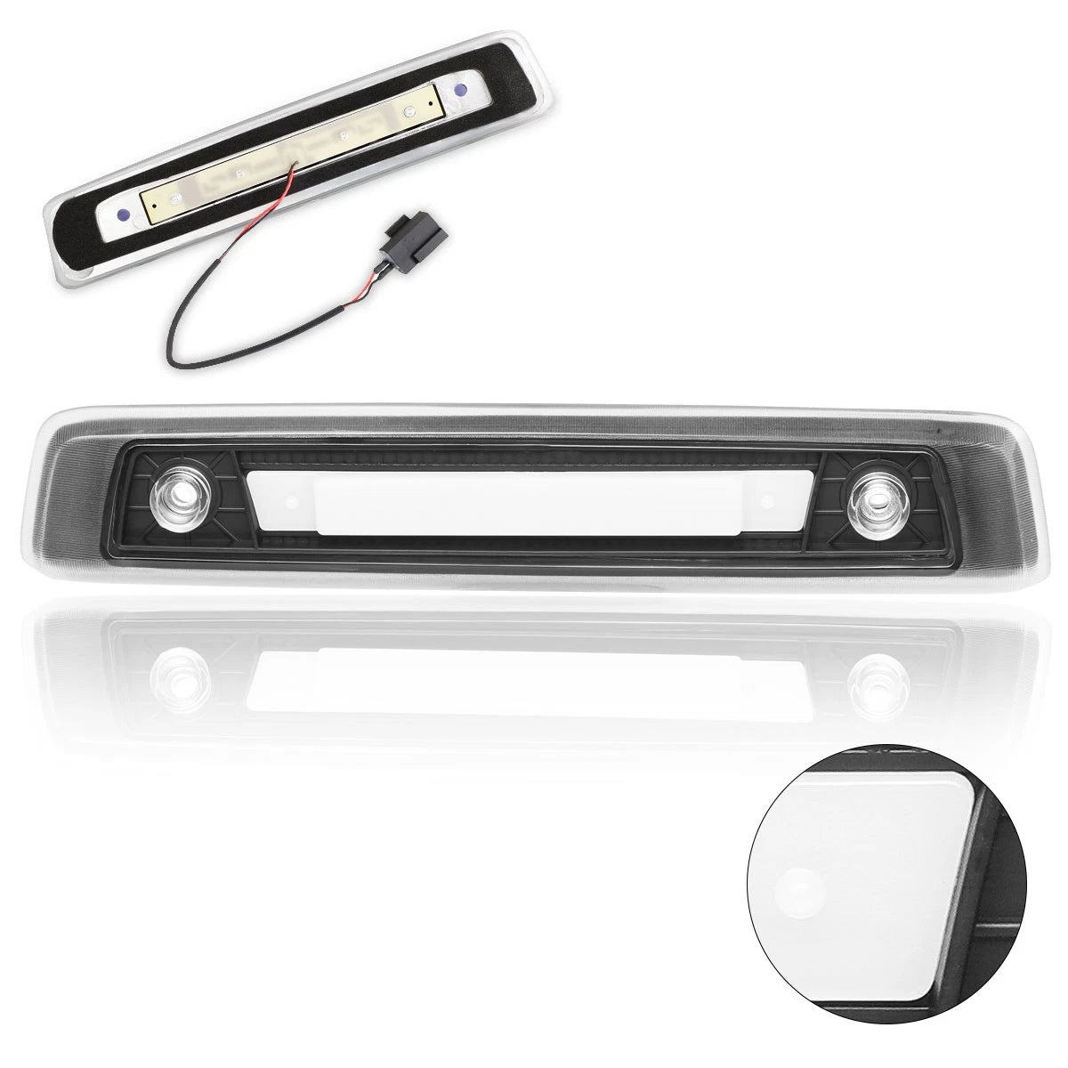 3D LED Bar Tail Brake Light for Jeep Commander (2006–2010)