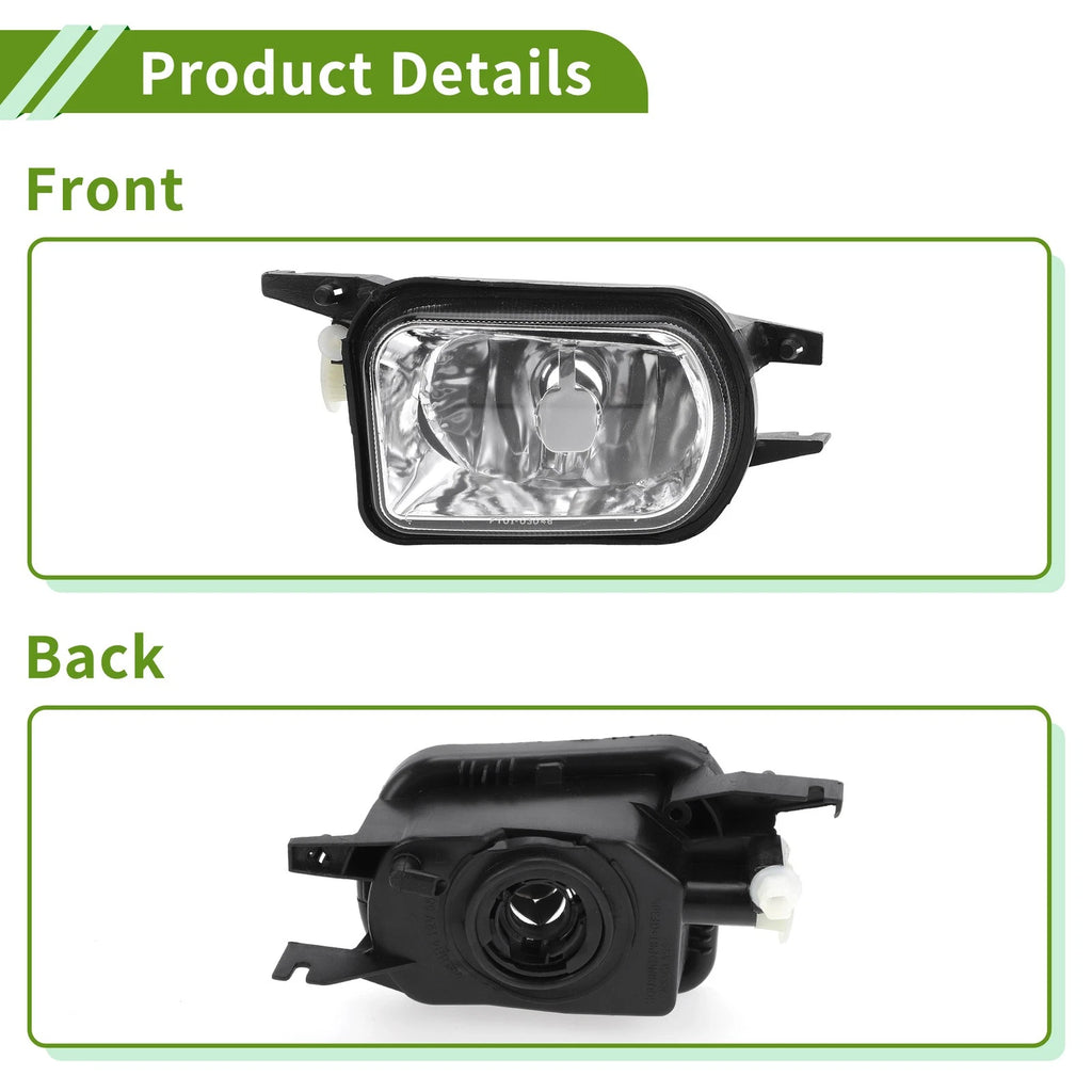 1 Pc Fog Light Grill for Mercedes-Benz W203 (2001–2007) No. 2158200556