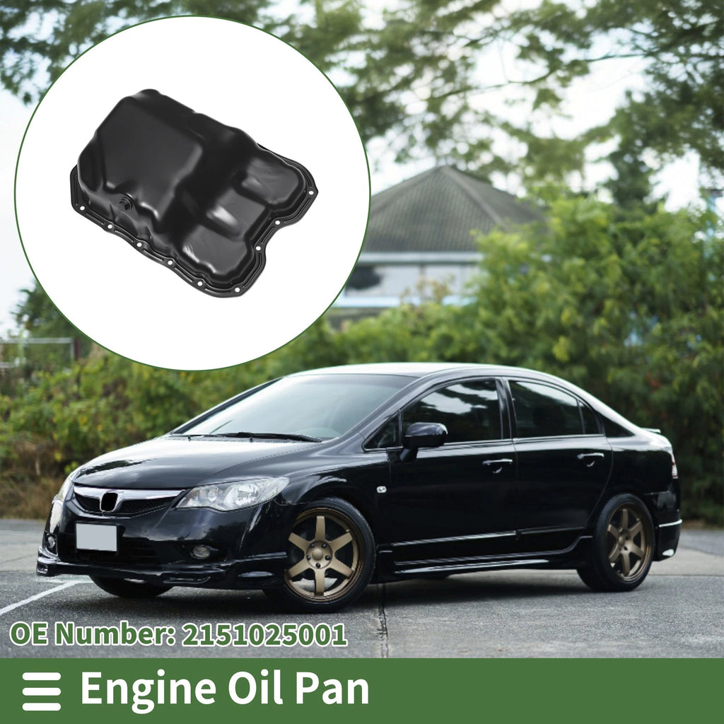 1 Pc Engine Oil Pan No.2151025001 for Hyundai Tucson (2011–2013) Iron Black