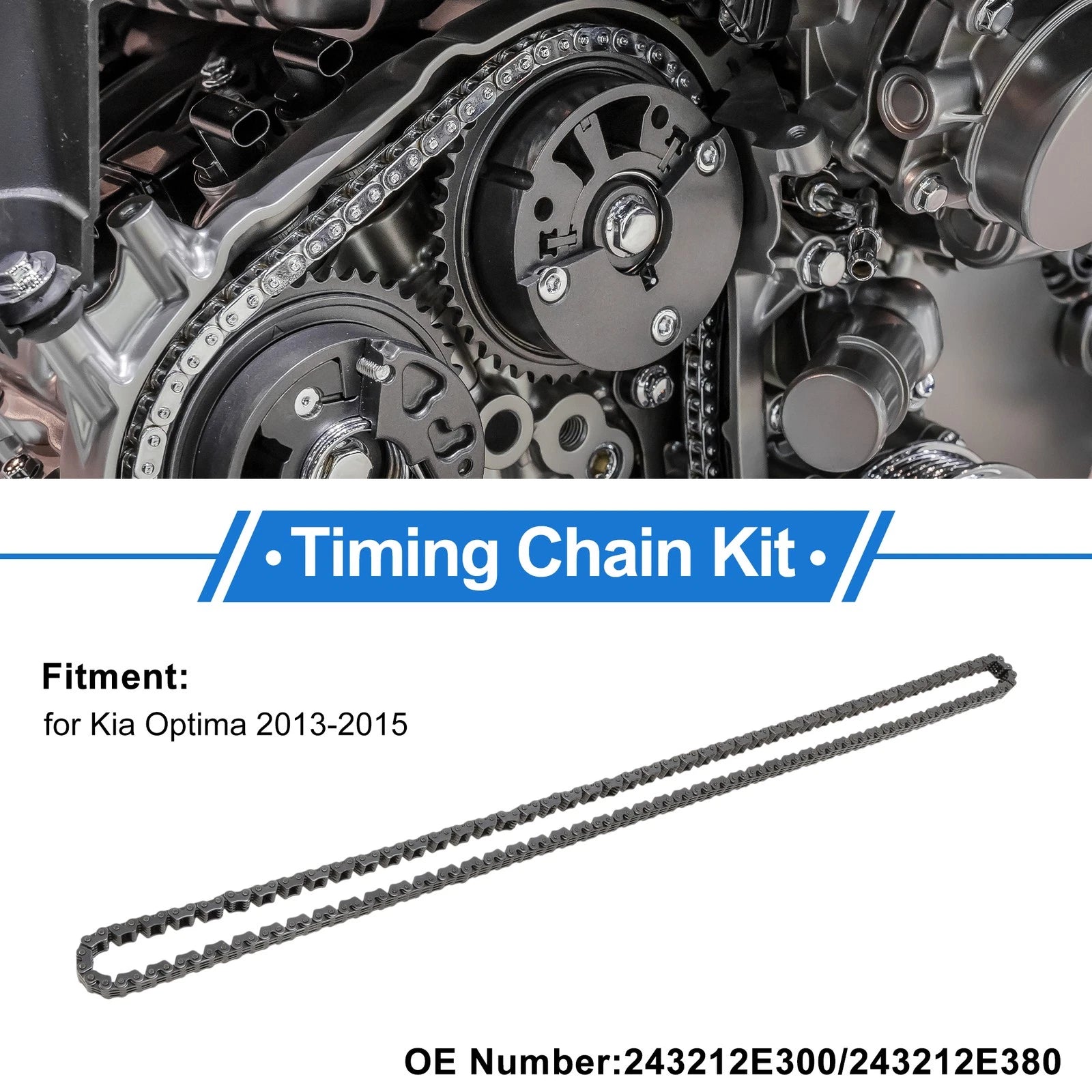 Timing Chain Kit for Kia Optima (2013–2015) No. 243212E300/243212E380