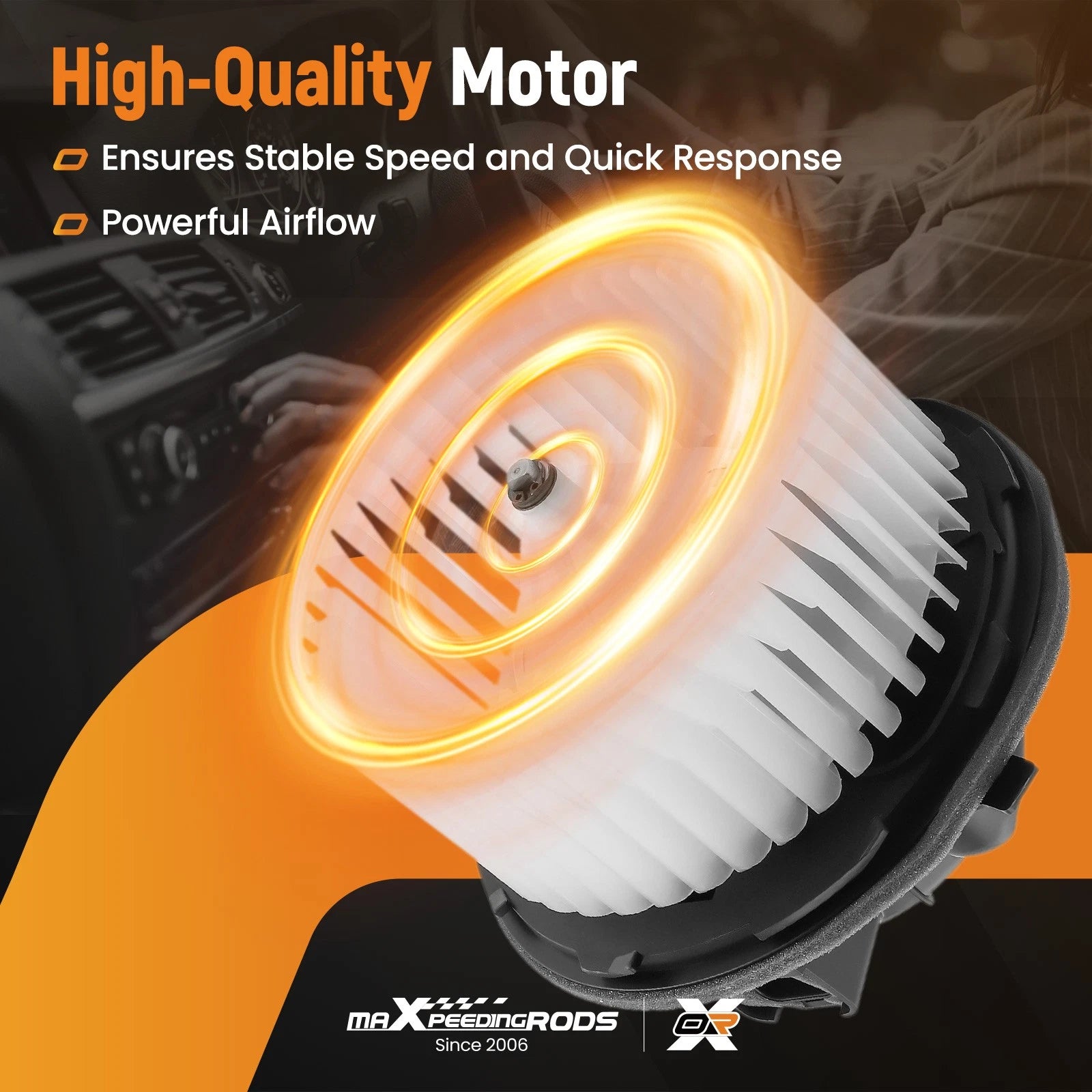 A/C Heater Blower Motor Fan for Chevrolet Silverado 3500 & GMC Sierra (2007–2014)